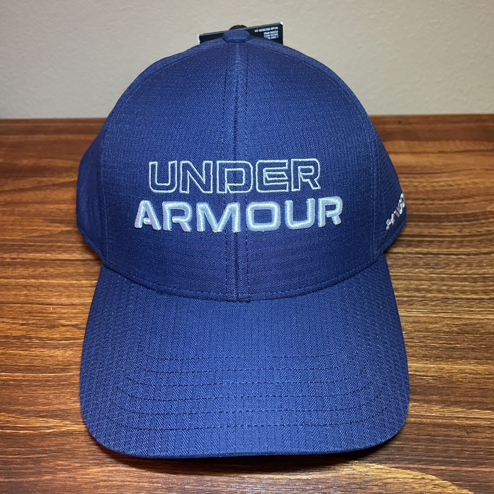 Under Armour ISO-Chill Golf Hat Men's Size M/L Cal Blue Classic Fit Stretch NEW